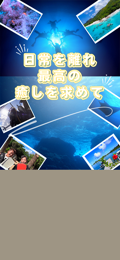 日常から離れ最高の癒しを